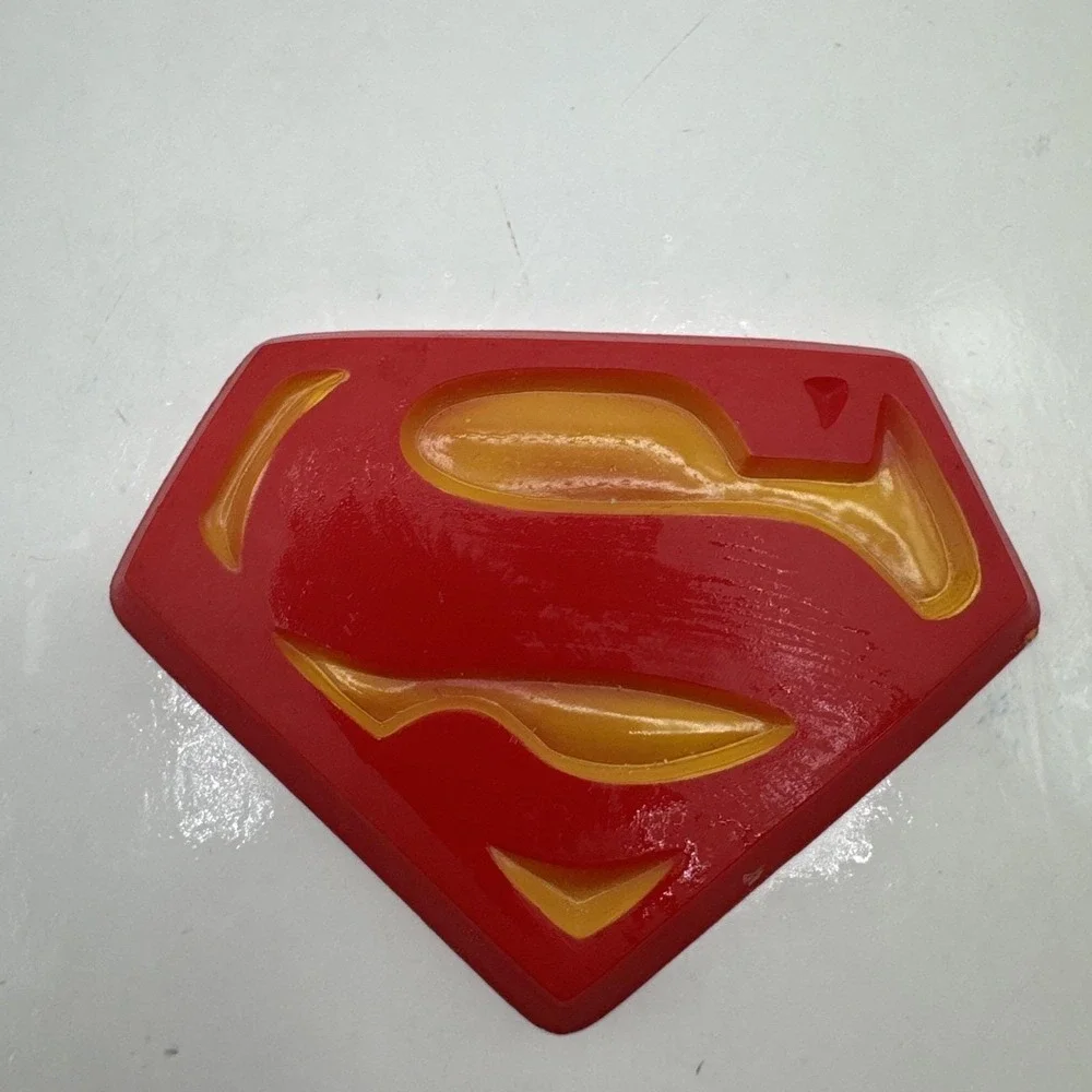 Superman Wilton Cake Topper Face and Logo DC Comics Super Hero‎ Vintage 1977